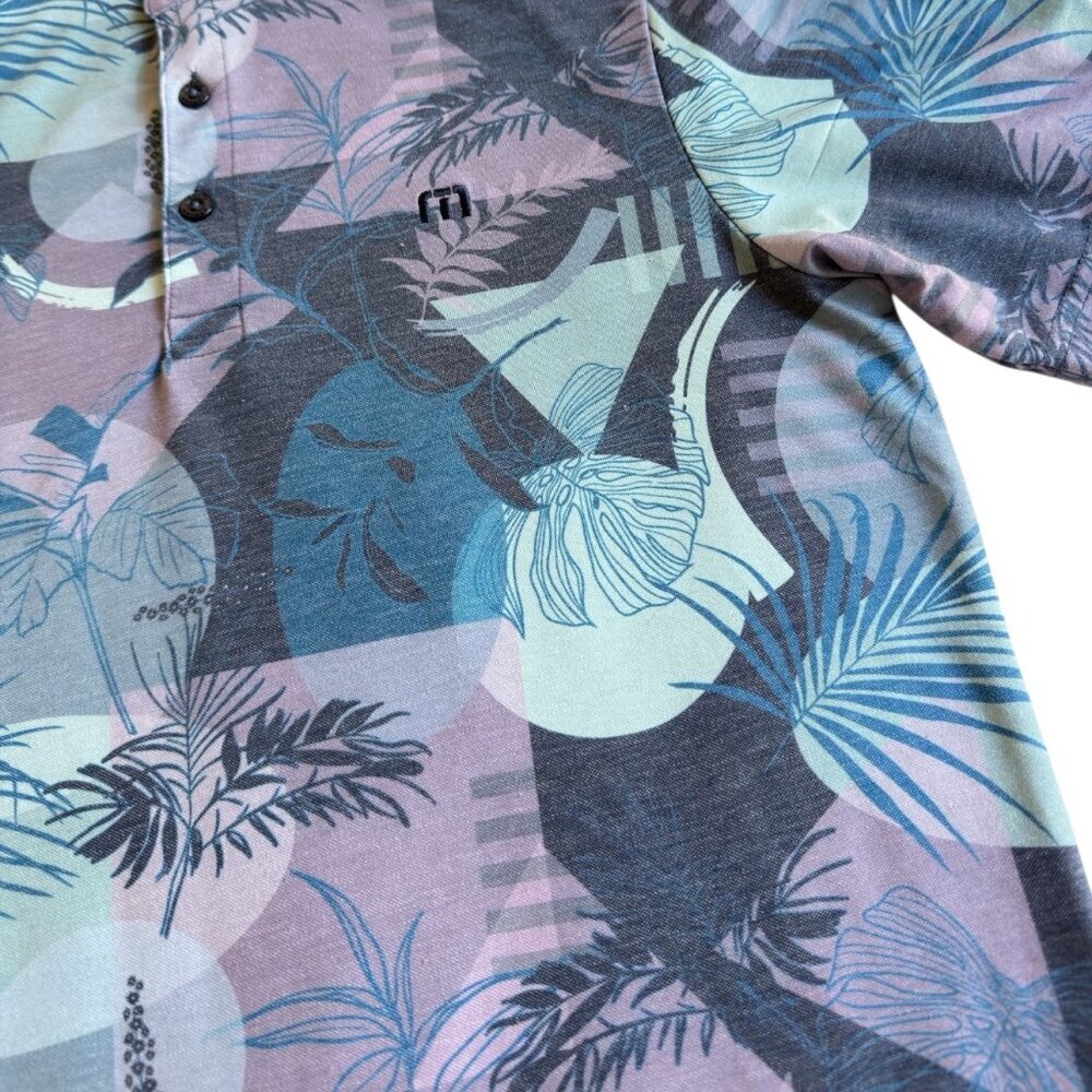 Travis Mathew Men's Featherweight Summer Polo S Total Eclipse Performance Golf - Picture 6 of 8
